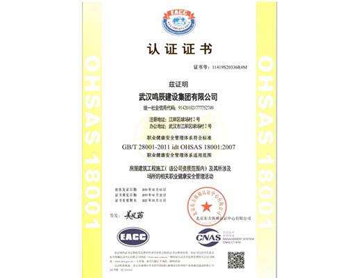 武漢iso14001認證案例